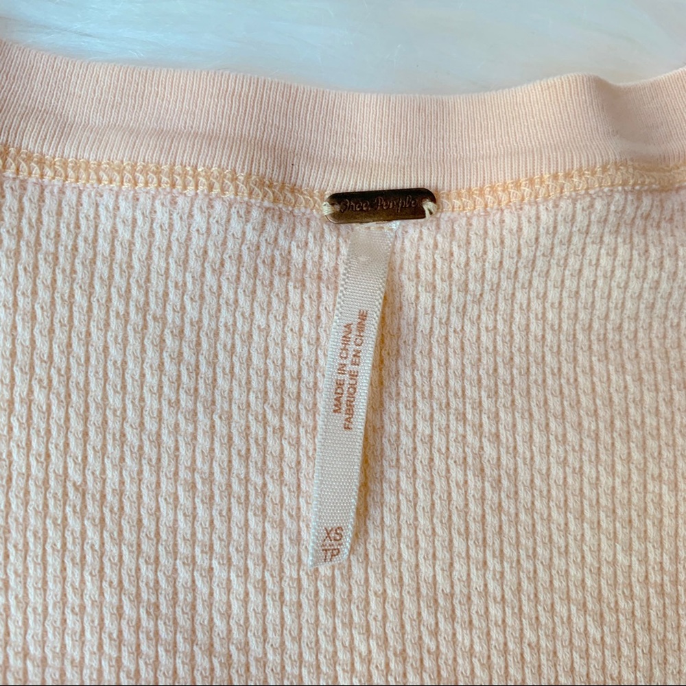 ❤️SOLD Free People Kombucha cuff thermal crochet - Picture 3 of 8